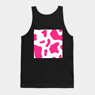 Hot Pink Cow Tank Top